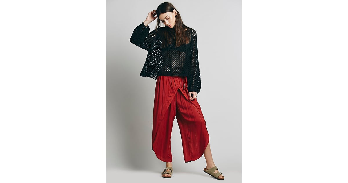 Free People Surfari Pant ($88) | Apron Pants and Wrap Trousers Trend ...