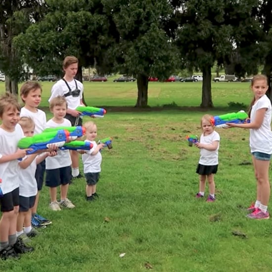 Gender Reveal For 11th Baby With Water Guns