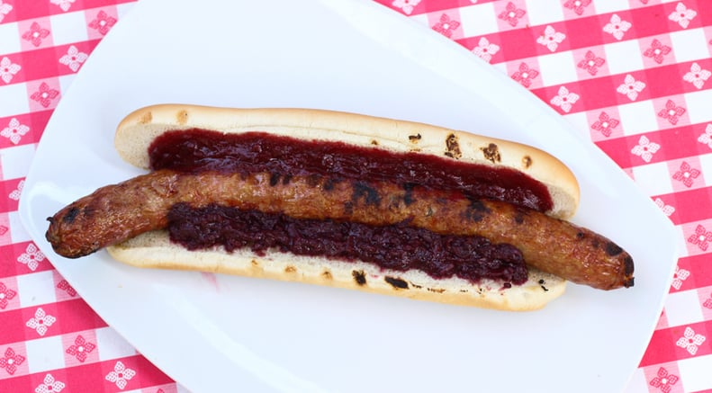 Spicy Sausage With Boysenberry Relish at Calico Saloon Stand