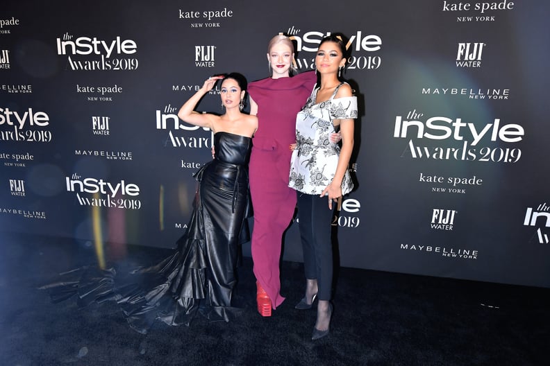 Alexa Demie, Hunter Schafer, and Zendaya at the InStyle Awards 2019