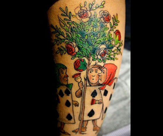 who are you alice in wonderland tattoo