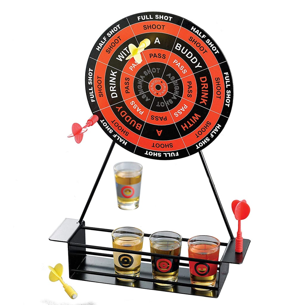 Crystal Clear Shot Glass Darts Bar Game Set