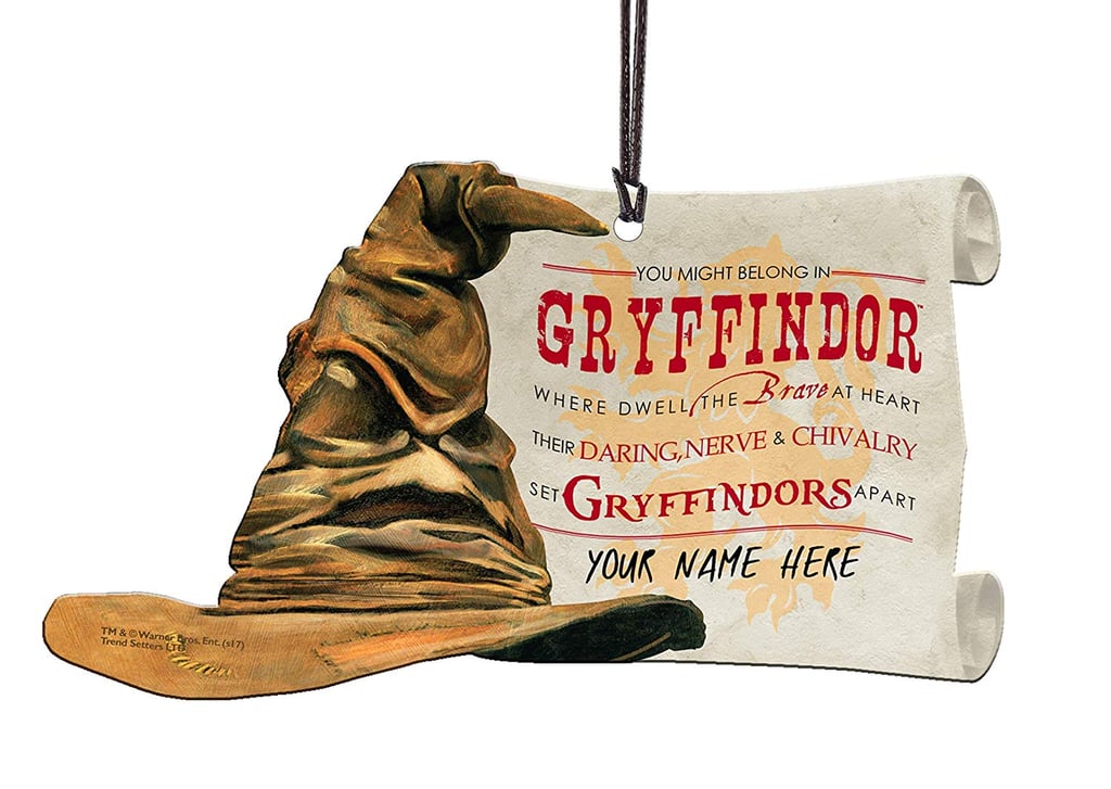 Harry Potter Sorting Hat Gryffindor Personalized Hanging Acrylic Ornament