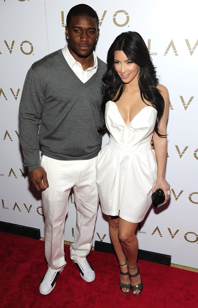 Kim Kardashian and Reggie Bush at Lavo in Las Vegas in 2010