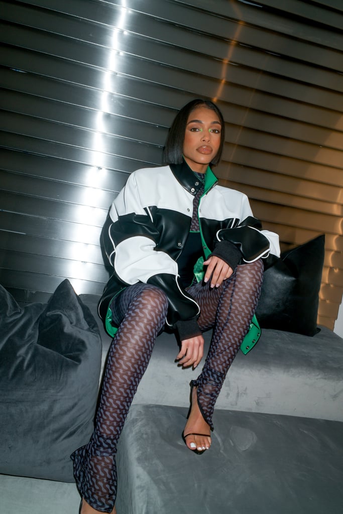 Lori Harvey Wears LaQuan Smith For Cash By Cash App Catsuit