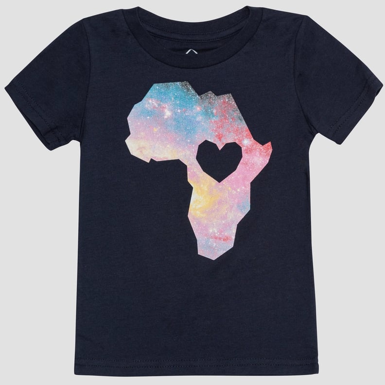 Well Worn Toddlers Short Sleeve Africa Heart T-Shirt