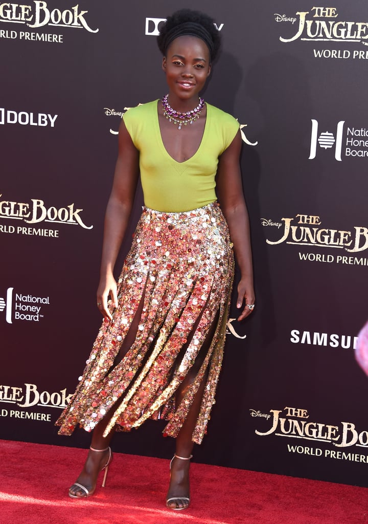 Lupita Nyong'o Dress Spins on the Red Carpet