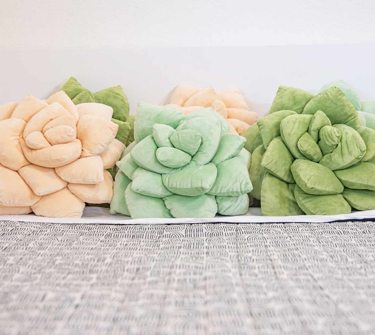 succulent pillow pattern