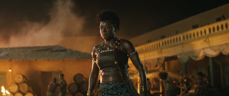 THE WOMAN KING, Viola Davis, 2022.   TriStar Pictures /Courtesy Everett Collection