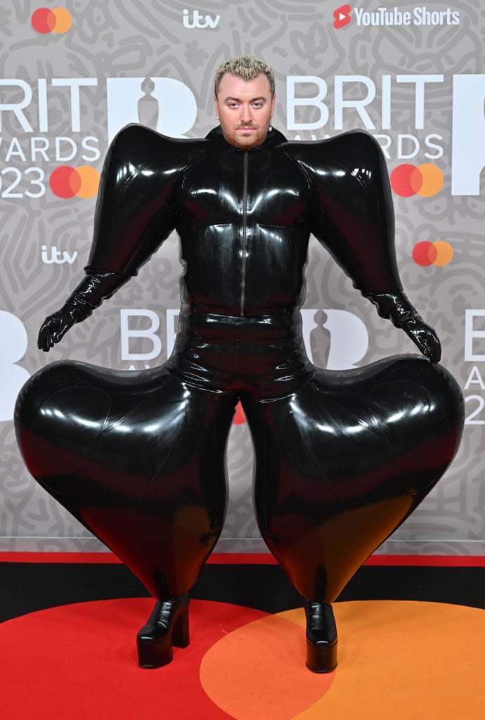 Sam Smith at the 2023 Brits Brits 2023 See the Best Celebrity Red