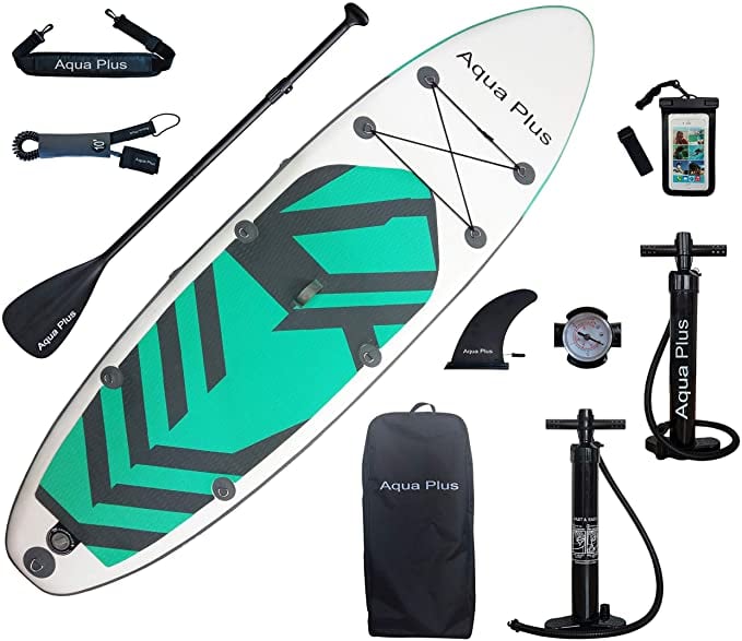 For People Who Love Water Sports: Aqua Plus Inflatable Stand Up Paddle Board