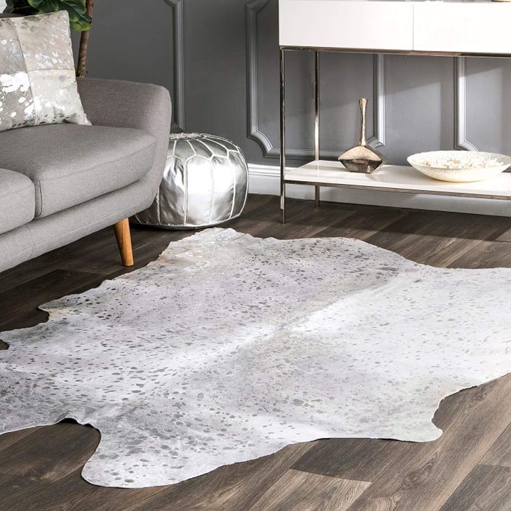Handmade Cowhide Shaped Rug Best Modern Farmhouse Decor to Buy on
