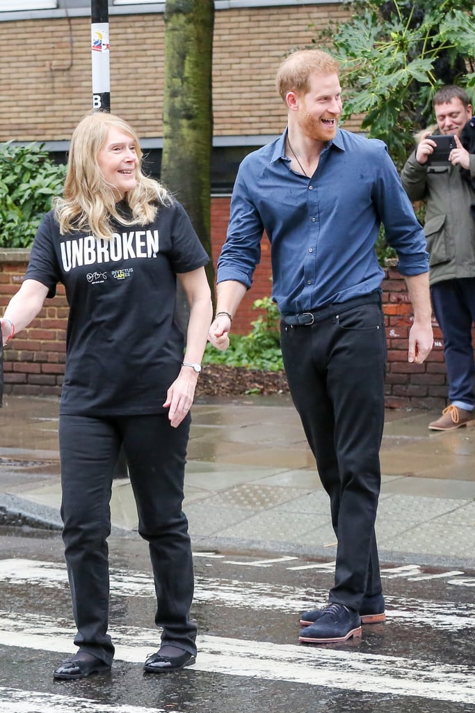 Prince Harry and Jon Bon Jovi Record at Abbey Road Studios