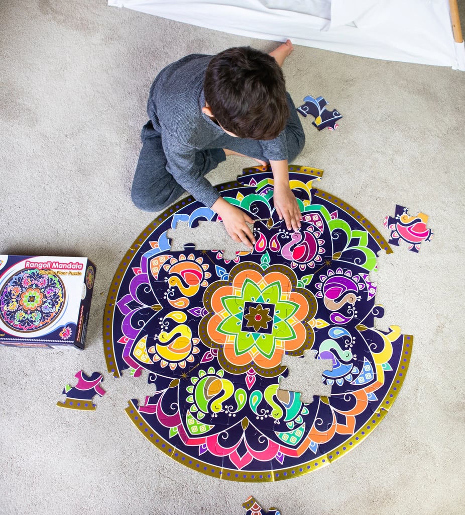 Best Diwali Gifts For Kids: Kulture Khazana Rangoli Mandala Circular Floor Puzzle