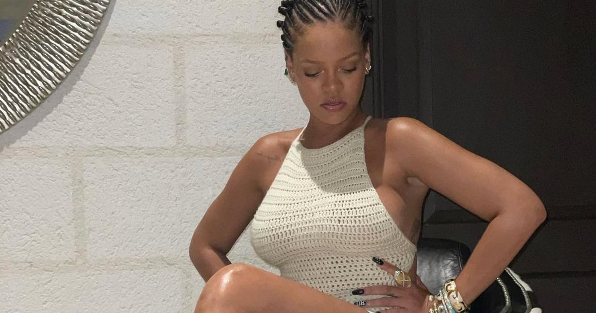 Rihanna’s Fans Are Sure Her Crochet Heels Are Actually a Sign of an Upcoming Music Collab