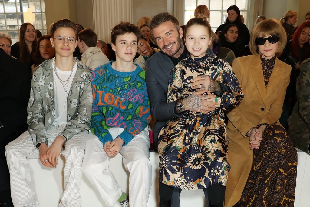 The Front Row at Victoria Beckham's Fall/Winter 2020 London Fashion Week Show