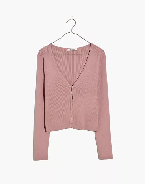 Madewell shop pink cardigan