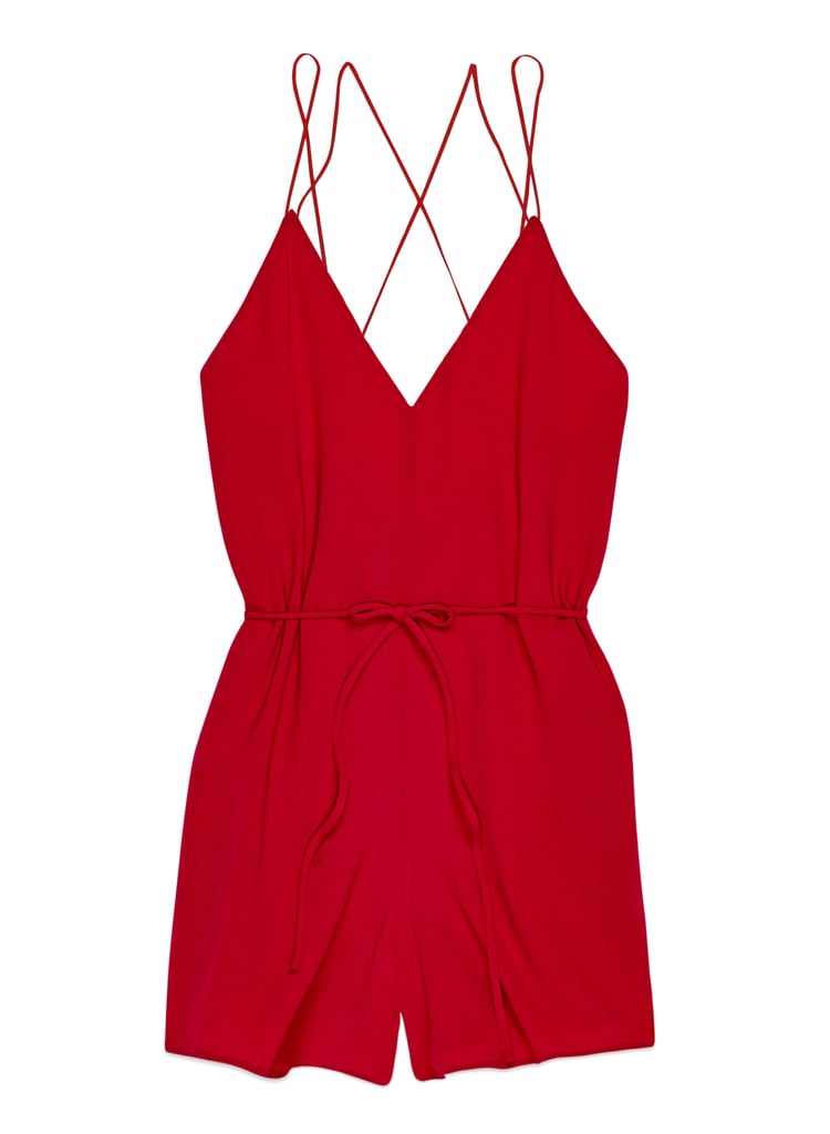 Aritzia Red Romper