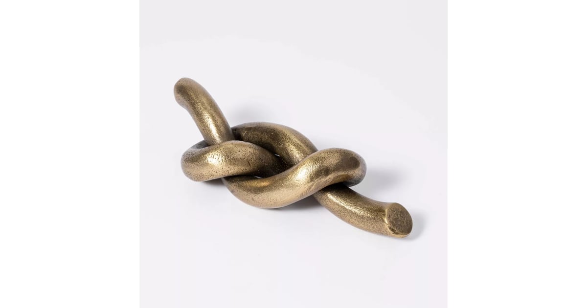 Decorative Metal Knot Figurine With Cast Gold Shop Studio McGee's