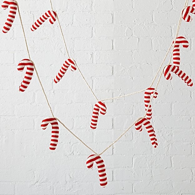 Candy Cane Garland Christmas Tree Decorating Ideas POPSUGAR Family