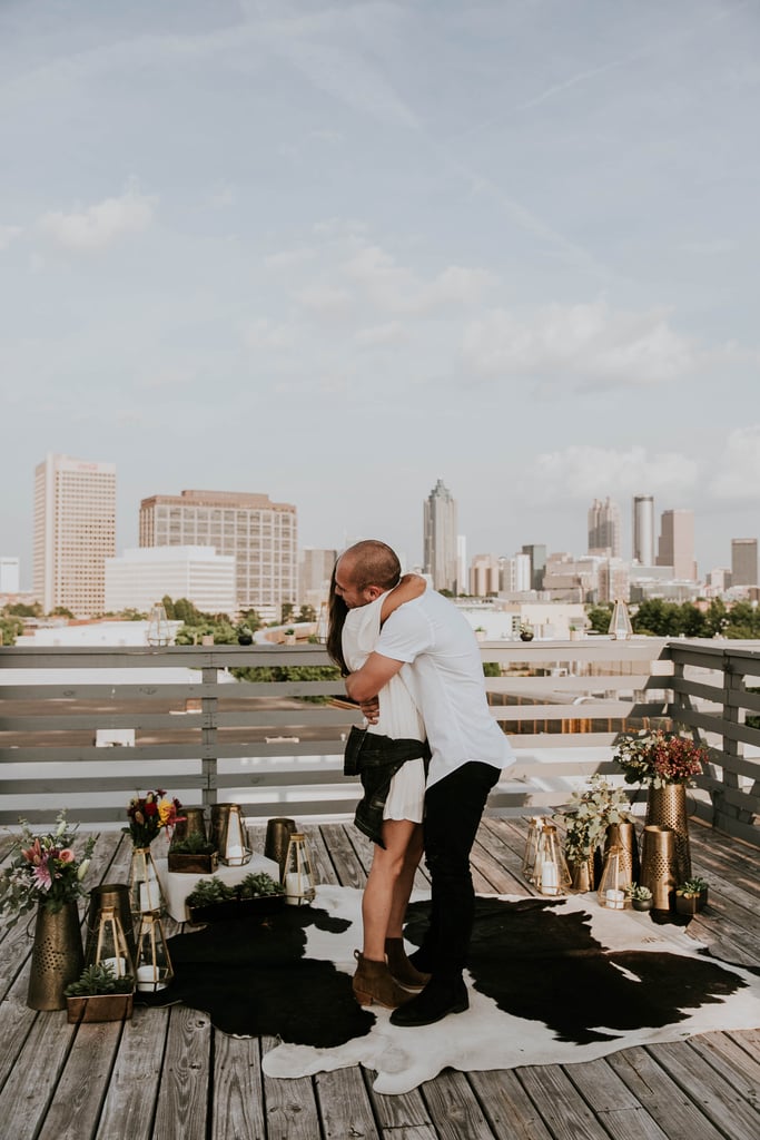 Rooftop Proposal in Atlanta