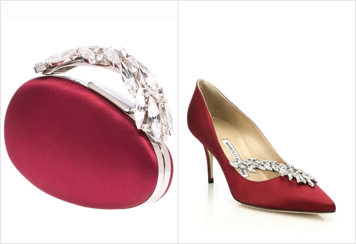 Manolo Blahnik Nadi Clutch, Inspired by the Nadira Shoe