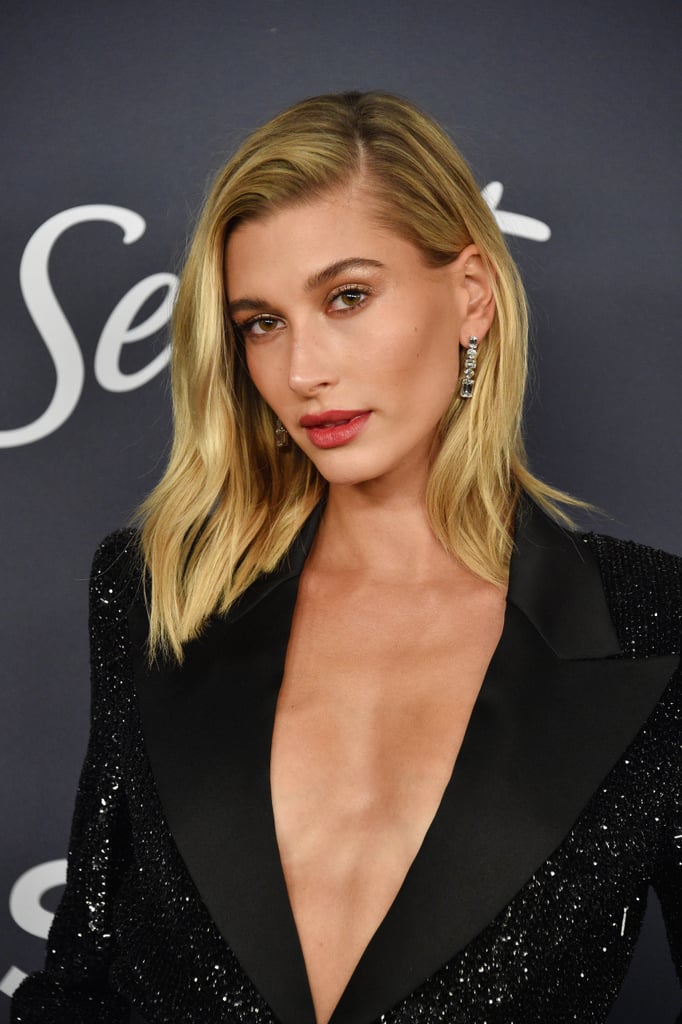 Hailey Baldwin's Sexy Dress at Golden Globes 2020