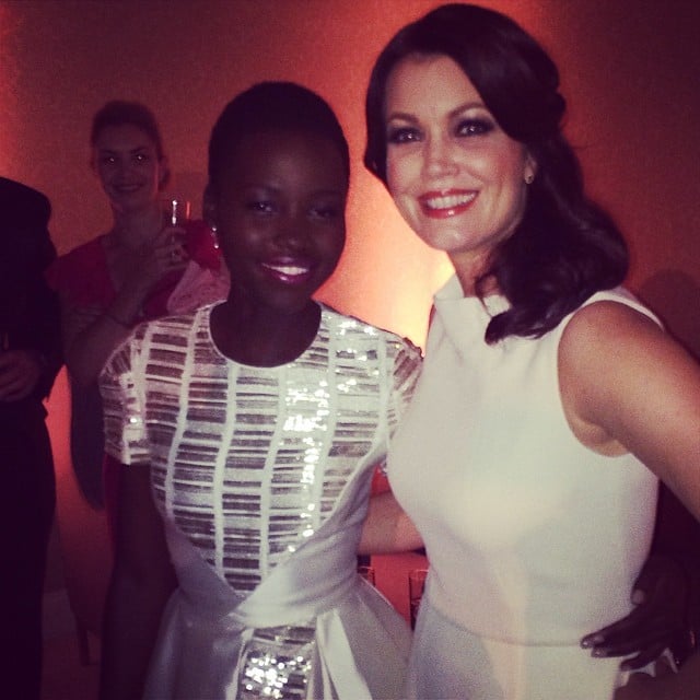 Lupita Nyong'o and Scandal's Bellamy Young chatted at People's party.