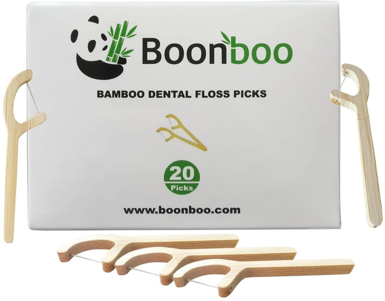 Bamboo Dental Floss Picks