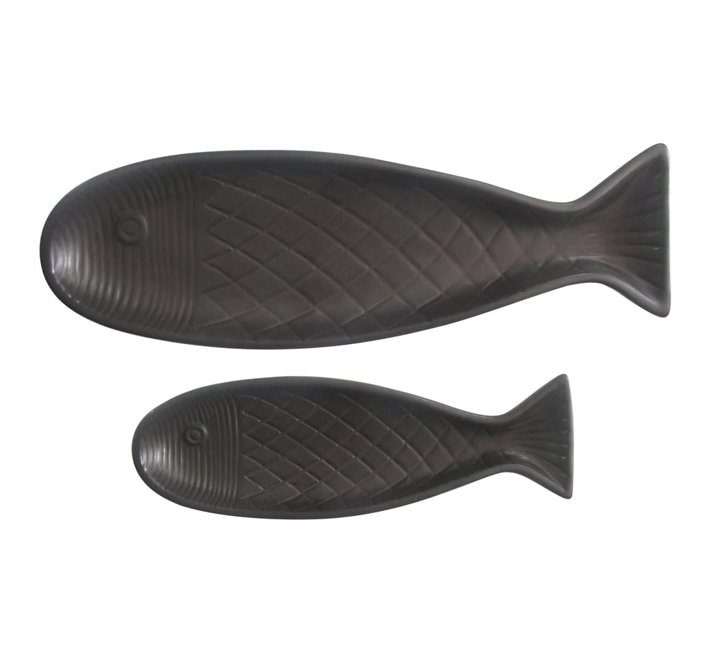 Stoneware Fish Trays Set ($25)