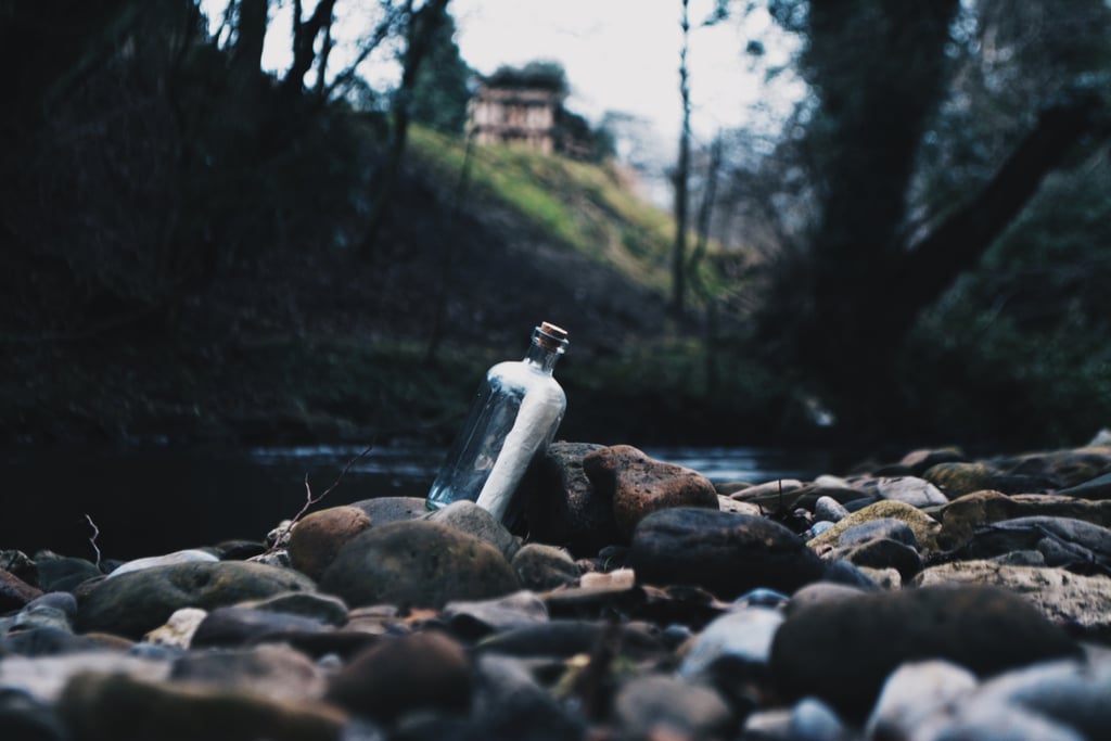 Send a message in a bottle. Send a message in a bottle.