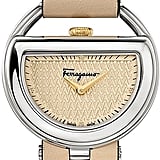Salvatore Ferragamo Stainless Steel Champagne Dial Watch