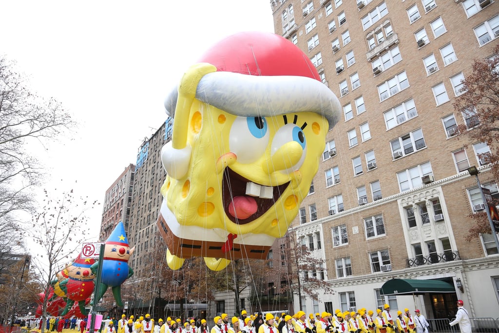 SpongeBob SquarePants had a big grin.