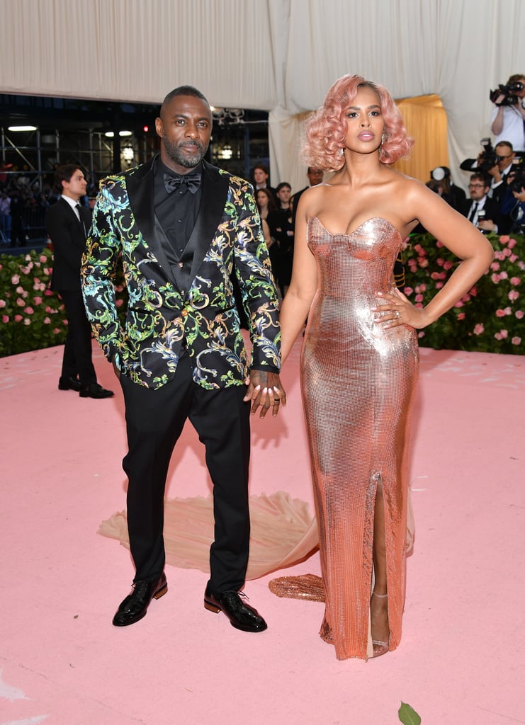 Idris Elba and Sabrina Dhowre, 2019