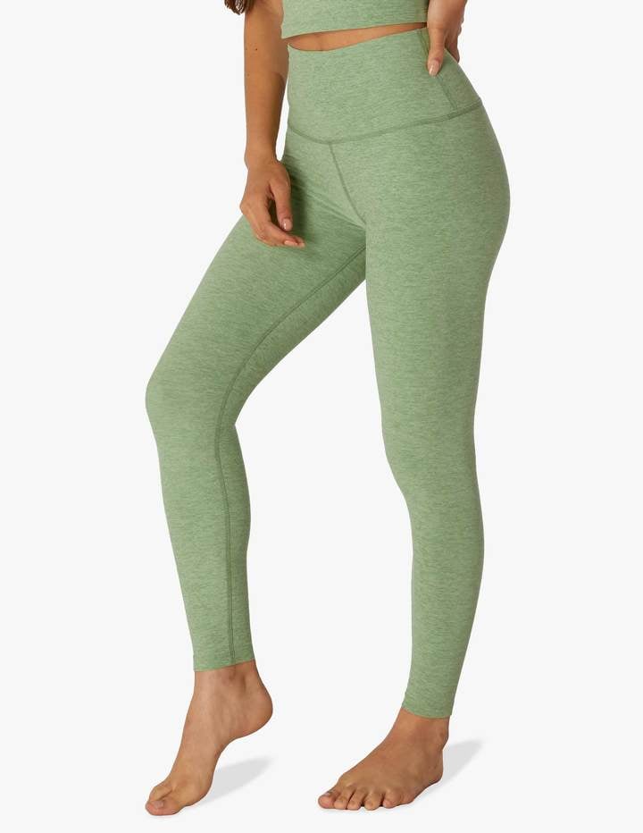 Aerie Chill. Play. Move leggings size medium Light Sage Green Pants Mesh  Cut Out