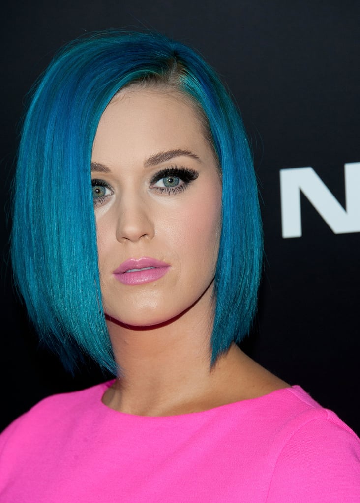 Teal Blue | What Is Katy Perry's Natural Hair Color ...