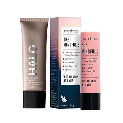 Smashbox Halo Healthy Glow Tinted Moisturiser SPF 25 and Lip Balm