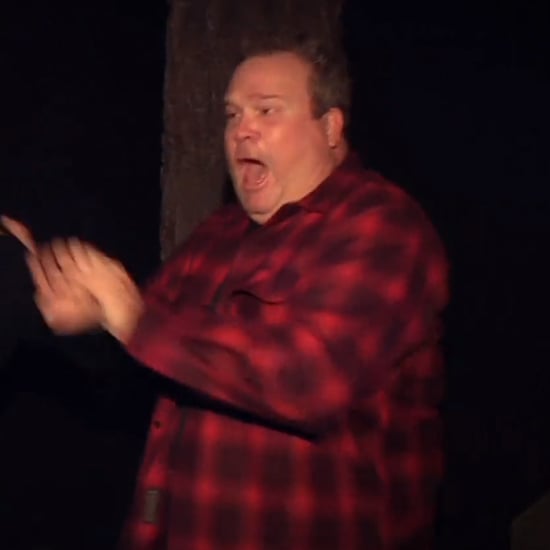 Eric Stonestreet Getting Scared in a Haunted House on Ellen