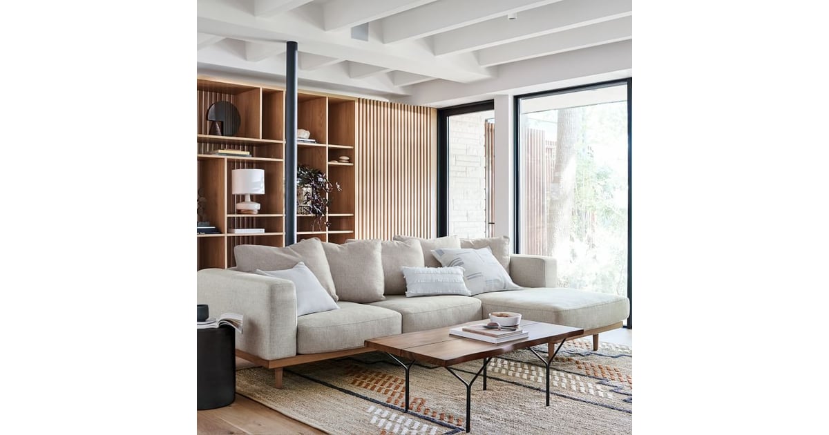 West Elm Newport 2 Piece Chaise Sectional 11 Stylish Sectional