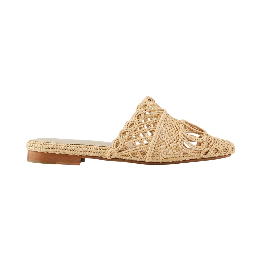 Zyne Raffy Braided Raffia Slippers