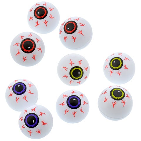 Plastic Ping Pong Eyeballs