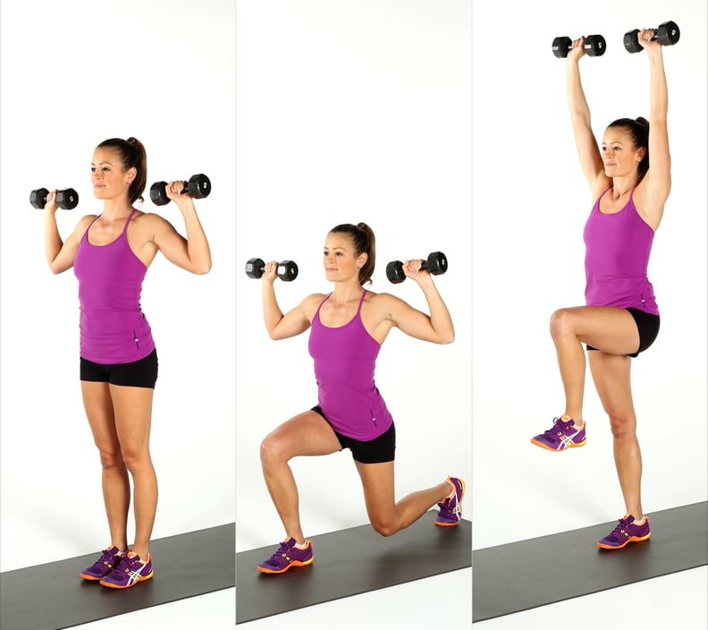 Reverse Lunge and Press