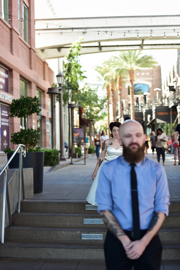 Tropical Las Vegas Wedding