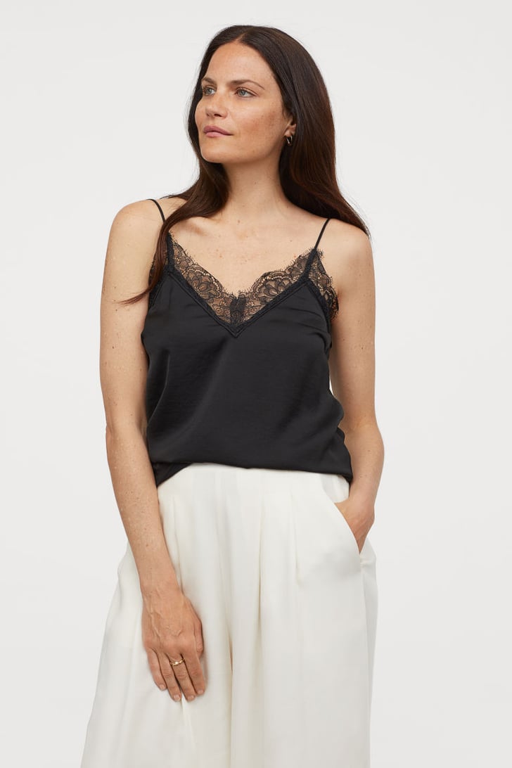 H&M Satin Camisole Top | Sexiest Tops For Women | POPSUGAR Fashion Photo 17