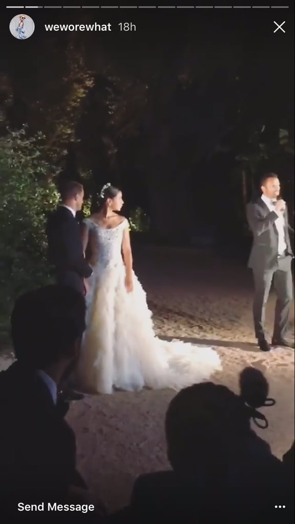 Complete With a Dramatic Tulle Train