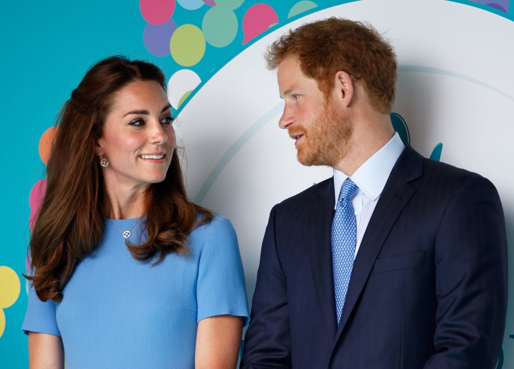 Kate Middleton and Prince Harry exchanged sly looks in June at the queen's 90th birthday celebrations in London.
