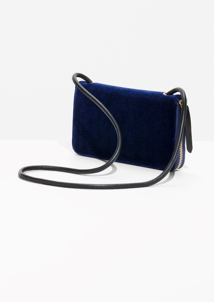 Velvet Wallet With Strap