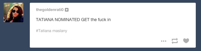 Internet Reactions to Tatiana Maslany's Emmy Nomination