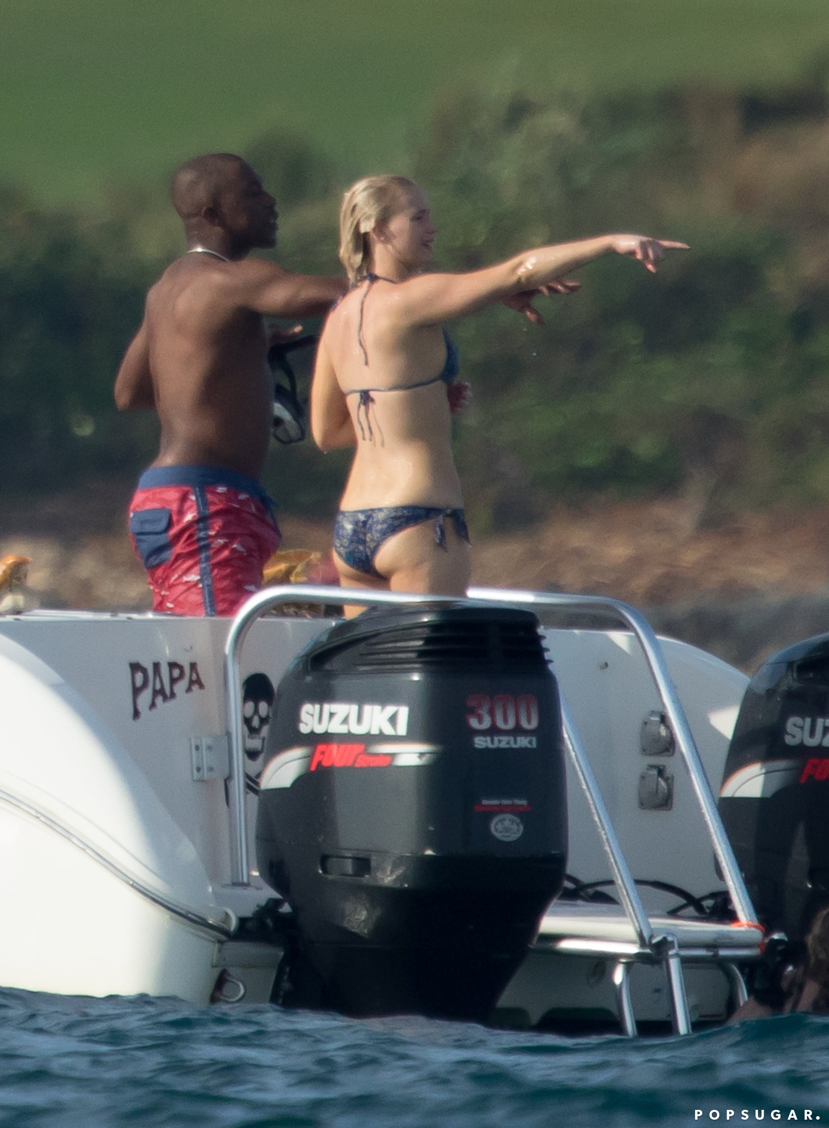 Jennifer Lawrence in a Bikini in the Bahamas March 2016. 