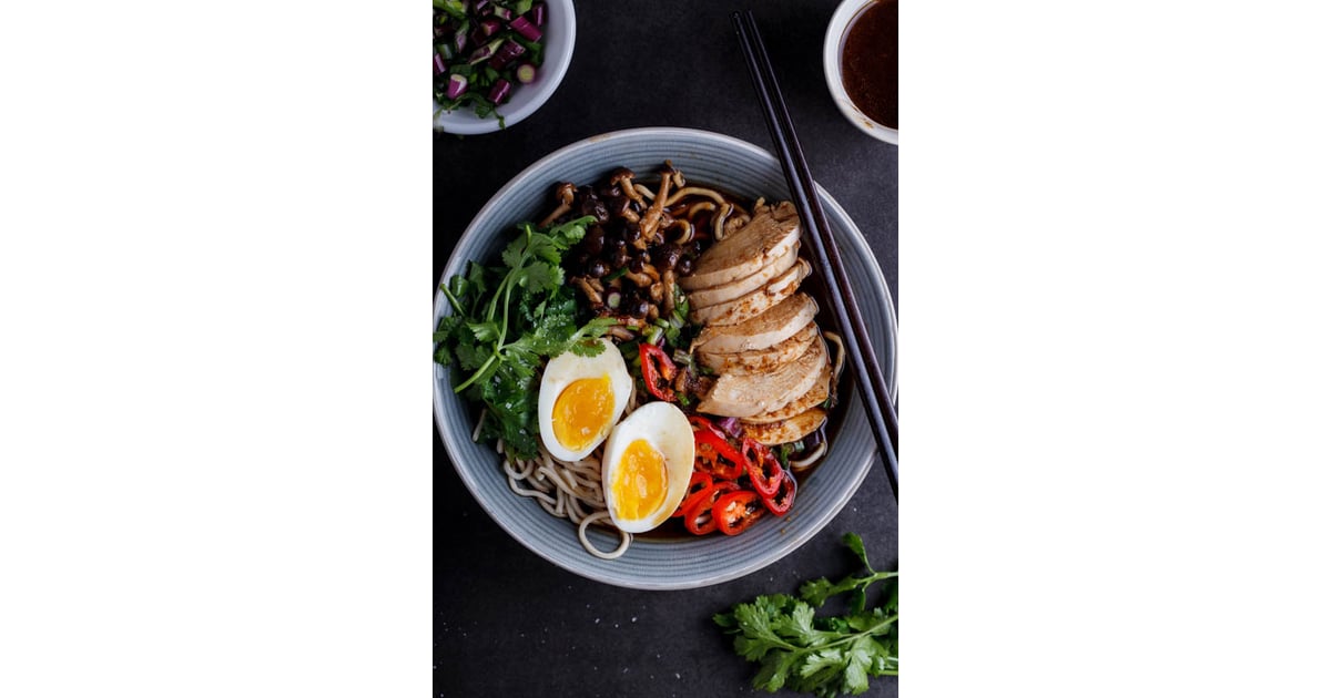 Roasted Chicken Ramen With Shimeji Mushrooms Ramen Recipes POPSUGAR